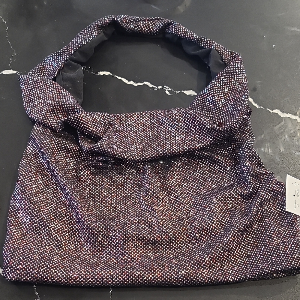 Nwt Ripe, Sparkly Crop Halter. Stretchy. Pull Over. Medium.